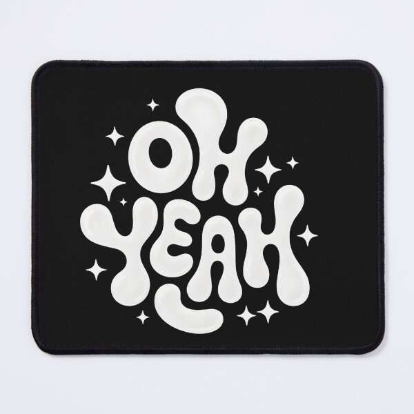 Item preview, Oh Yeah Retro Bubble Typography | Groovy Positive Quote  designed and sold by ViktoonShirts.