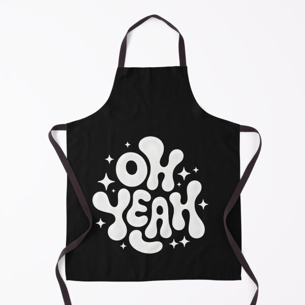 Item preview, Oh Yeah Retro Bubble Typography | Groovy Positive Quote designed and sold by ViktoonShirts.