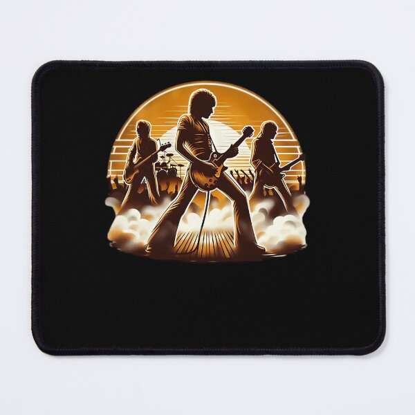 Item preview, Silhouettes Of Three Musicians Performing On Stage designed and sold by hama1A.