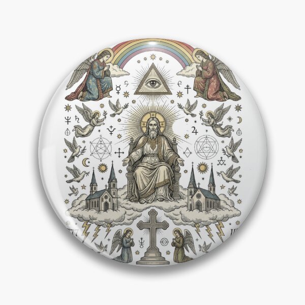 Item preview, Retro Faith Love Peace Christian Poster  designed and sold by Skyrocketz.