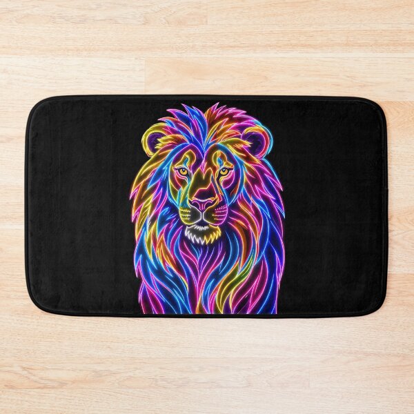Item preview, Neon Funky Lion designed and sold by vilvilart.