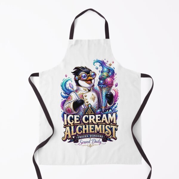 Item preview, Ice Cream Alchemist Penguin Summer designed and sold by Sovereign Supply Co..