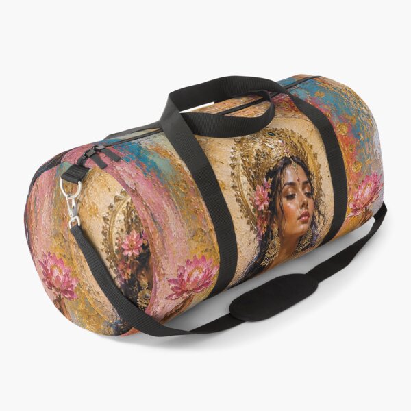 Item preview, Hindu goddess Lakshmi painting. designed and sold by GalleryKauffeld.