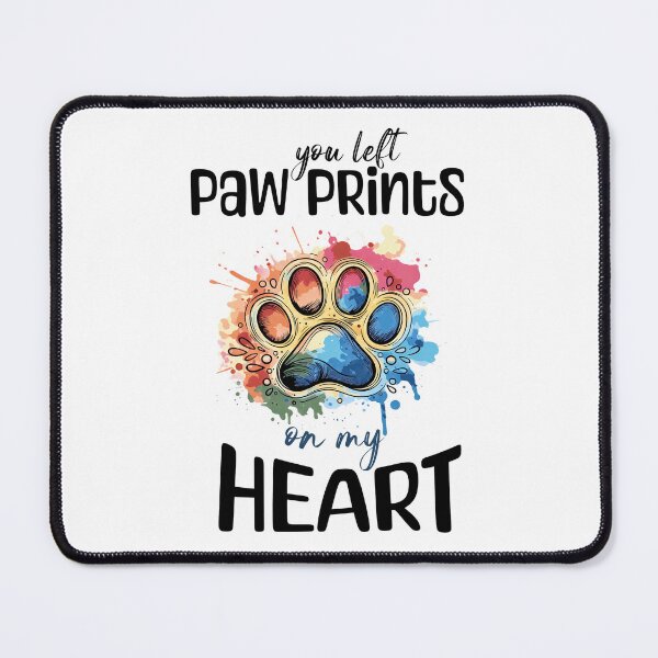 Item preview, Dog paw print mono line pet footprint minimal design, paw print master, unconditional, love, minimal style, pet lovers, animal lovers, dog lovers designed and sold by OlyvieArt.