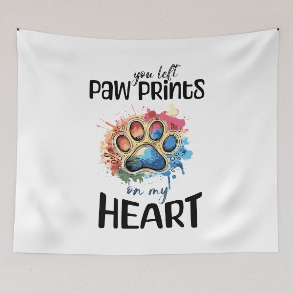 Item preview, Dog paw print mono line pet footprint minimal design, paw print master, unconditional, love, minimal style, pet lovers, animal lovers, dog lovers designed and sold by OlyvieArt.