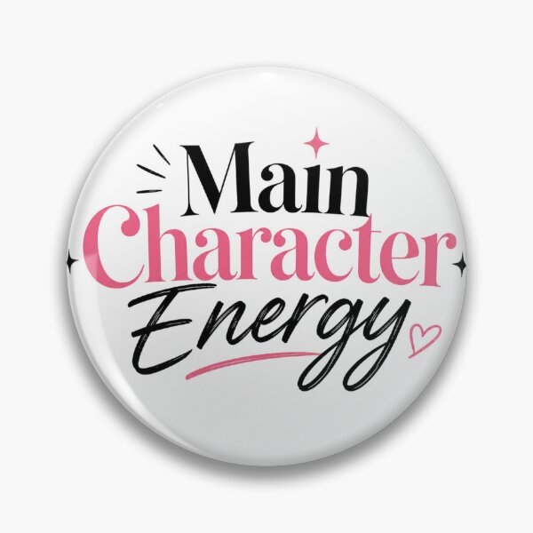 Item preview, Main Character Energy Typography designed and sold by PriyankaSonara.