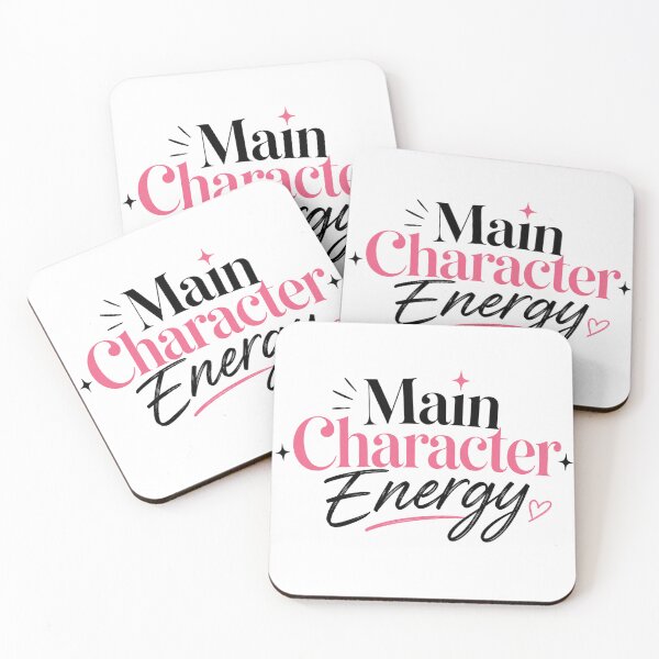 Item preview, Main Character Energy Typography designed and sold by PriyankaSonara.