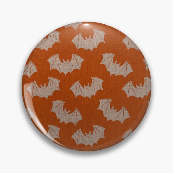 Item preview, Gothic Bat Toile Halloween Vintage Folk Pattern designed and sold by DColourMuse.