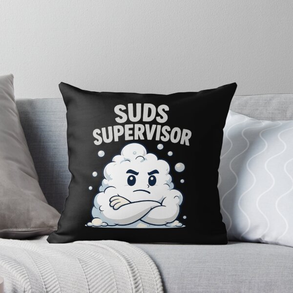 Item preview, Suds Supervisor Funny Household Cleaning Laundry Dishwashing designed and sold by markymaarty.