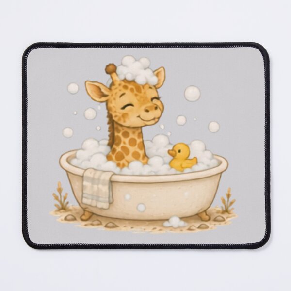 Item preview, Bubble Bath Giraffe designed and sold by MellowMunchkins.
