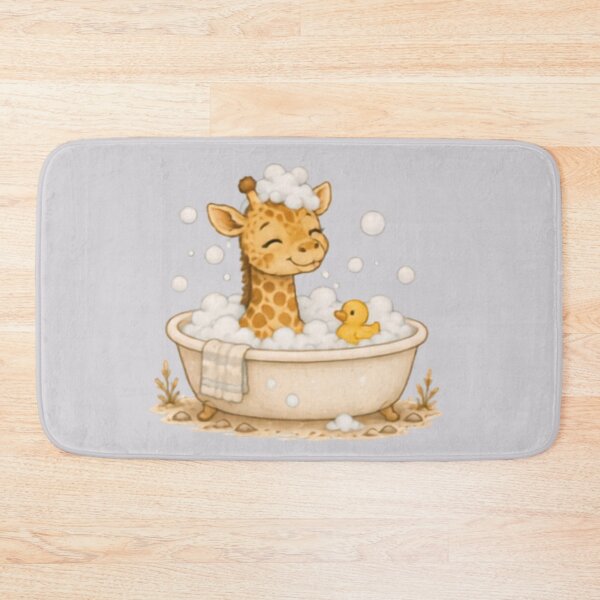 Item preview, Bubble Bath Giraffe designed and sold by MellowMunchkins.