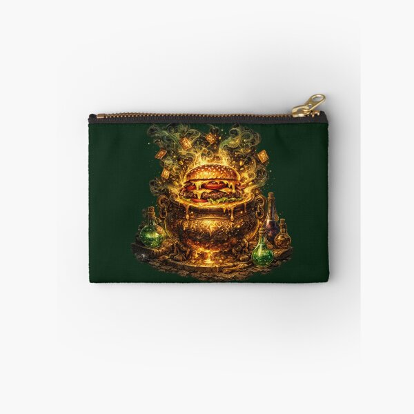 Item preview, Alchemist Burger Cauldron: Magical Gold Potion Fantasy Mystical Food Art designed and sold by irfanshikh.