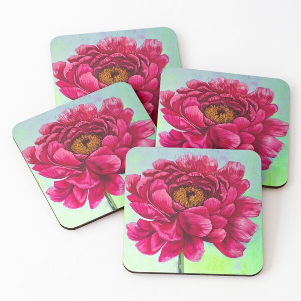 Item preview, Red Peony #2 by Jenette Hewitt Art jkh63 designed and sold by Jenette Hewitt Art.
