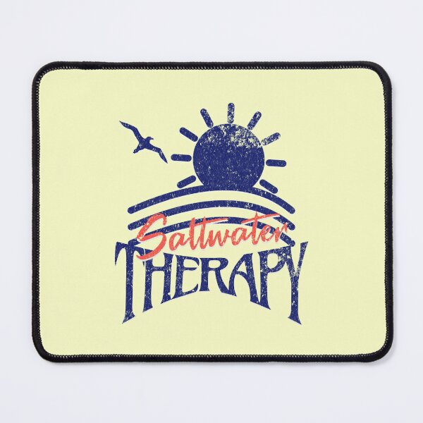 Item preview, Retro Saltwater Therapy Beach Shirt - Minimalist Ocean Lover Gift Apparel designed and sold by illeN-Art-World.