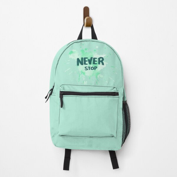 Item preview, Never Stop Positive Paint Splatter- Green designed and sold by Asha-Art.