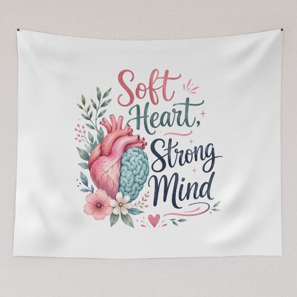 Item preview, Soft heart strong mind designed and sold by nimmitrends.