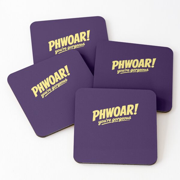 Item preview, Phwoar You're Gorgeous British Banter designed and sold by taiche.