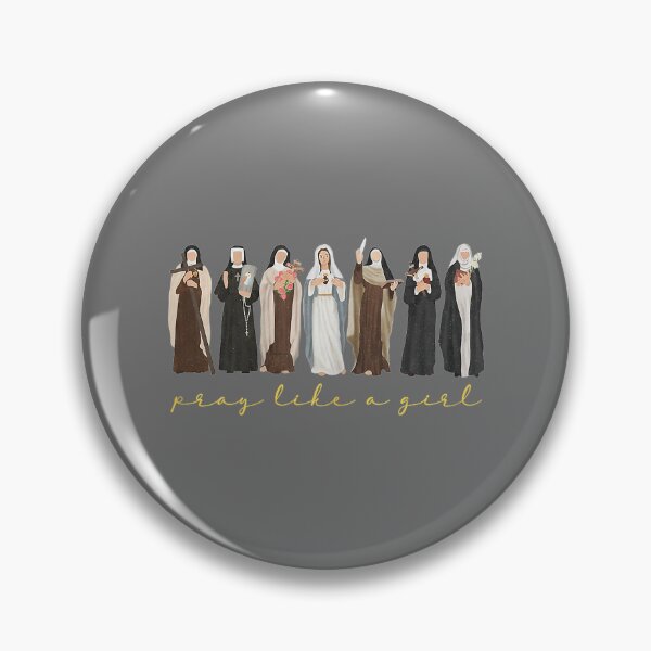 Item preview, Catholic Saint Pray Like A Girl Women Religious Christian_3 designed and sold by KristineLi.