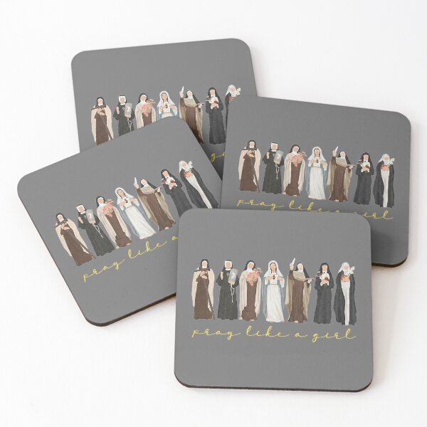 Item preview, Catholic Saint Pray Like A Girl Women Religious Christian_3 designed and sold by KristineLi.