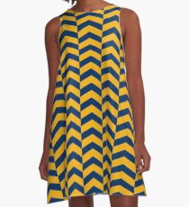 West Virginia - Chevron A-Line Dress