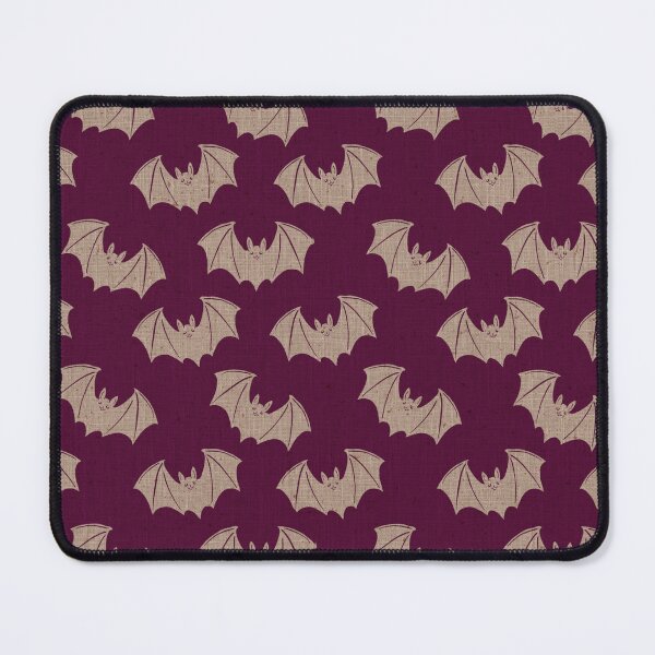 Item preview, Gothic Bat Toile Plum Purple Halloween Folk designed and sold by DColourMuse.