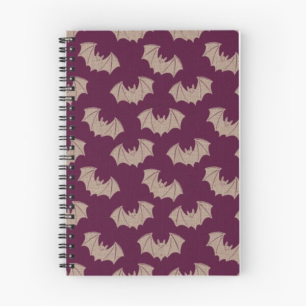 Item preview, Gothic Bat Toile Plum Purple Halloween Folk designed and sold by DColourMuse.