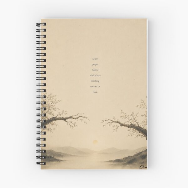 Item preview, Every Prayer Begins | Inspirational Christian Poetry Wall Art | Minimalist Nature Print designed and sold by joycrysstudio.