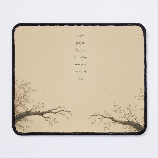 Item preview, Every Prayer Begins | Inspirational Christian Poetry Wall Art | Minimalist Nature Print designed and sold by joycrysstudio.