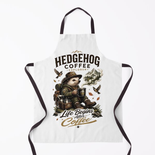 Item preview, Hedgehog Coffee Explorer Summer designed and sold by Sovereign Supply Co..