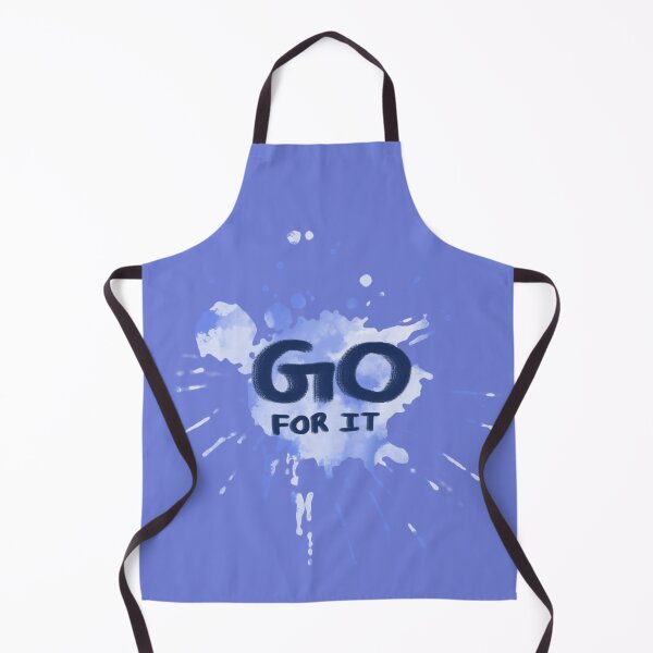 Item preview, Go for it Positive Paint Splatter- Blue designed and sold by Asha-Art.