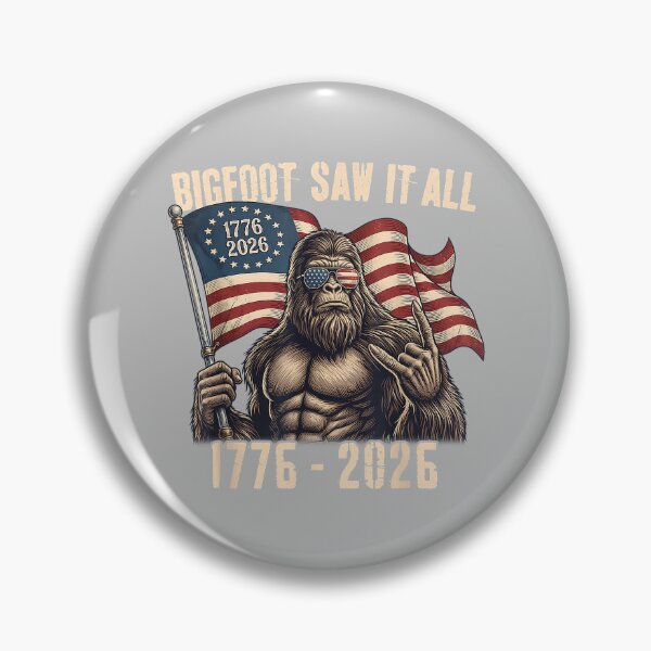 Item preview, Bigfoot Saw It All 250 Years 1776 2026 4th of July Men Women designed and sold by mjohnson9.