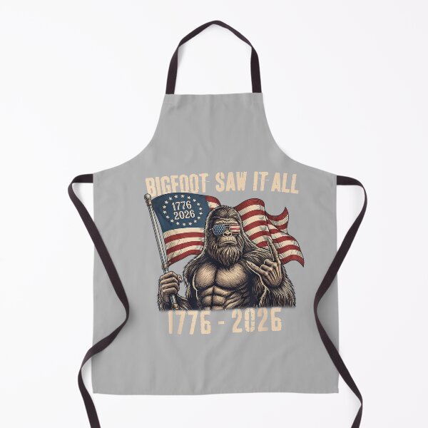 Item preview, Bigfoot Saw It All 250 Years 1776 2026 4th of July Men Women designed and sold by mjohnson9.
