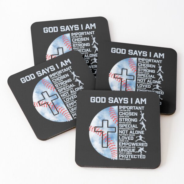 Item preview, God Says I Am Baseball Christian Boy Faith Graphic Religious designed and sold by FrankIsabel.