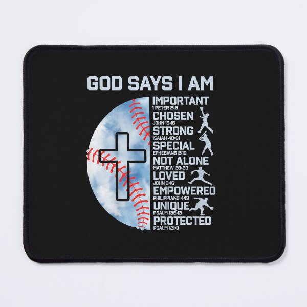 Item preview, God Says I Am Baseball Christian Boy Faith Graphic Religious designed and sold by FrankIsabel.