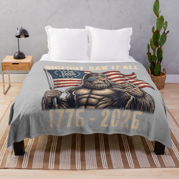 Item preview, Bigfoot Saw It All 250 Years 1776 2026 4th of July Men Women designed and sold by mjohnson9.
