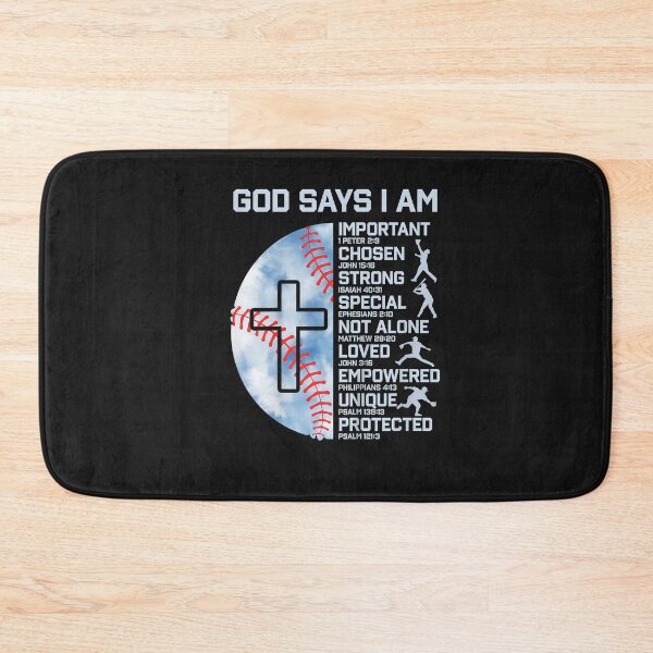 Item preview, God Says I Am Baseball Christian Boy Faith Graphic Religious designed and sold by FrankIsabel.