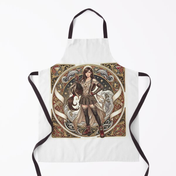 Item preview, Tifa in Alphonse Mucha Style designed and sold by Solace Sparkles.