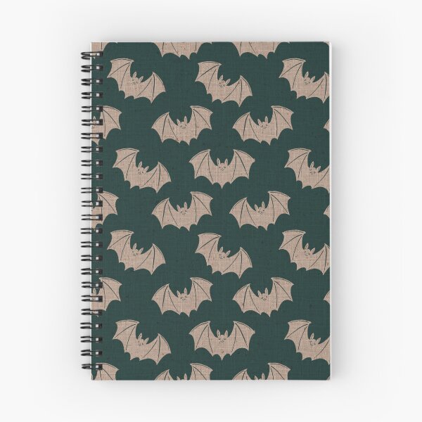 Item preview, Gothic Bat Toile Dark Teal Halloween Folk designed and sold by DColourMuse.