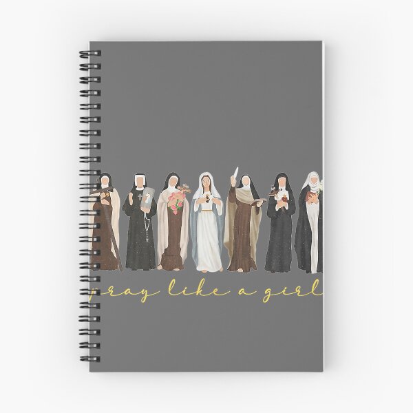 Item preview, Catholic Saint Pray Like A Girl Women Religious Christian designed and sold by KristineLi.