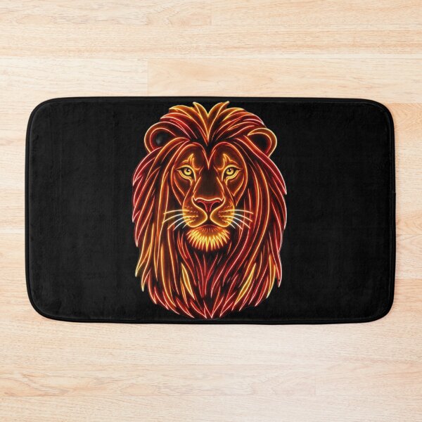 Item preview, Neon Firey Lion designed and sold by vilvilart.