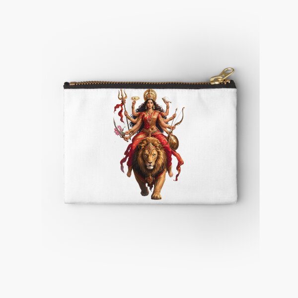 Item preview, Durga Warrior Goddess Hindu Deity Lion Fighter Art designed and sold by Sovira Studio .