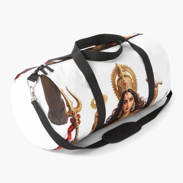 Item preview, Durga Warrior Goddess Hindu Deity Lion Fighter Art designed and sold by Sovira Studio .