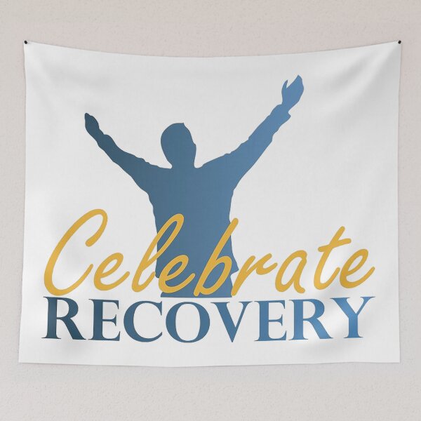 Item preview, Celebrate Recovery Motivational Silhouette designed and sold by pastbarack.