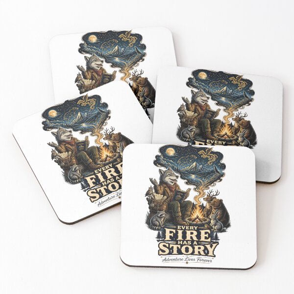 Item preview, Every Fire Has A Story Wolf designed and sold by Sovereign Supply Co..