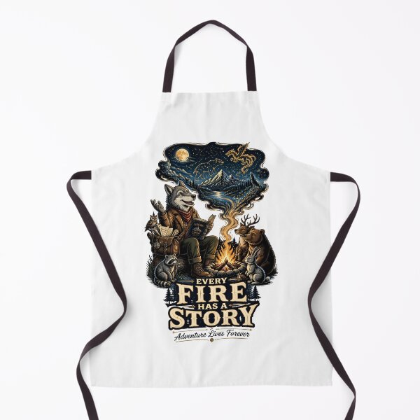 Item preview, Every Fire Has A Story Wolf designed and sold by Sovereign Supply Co..