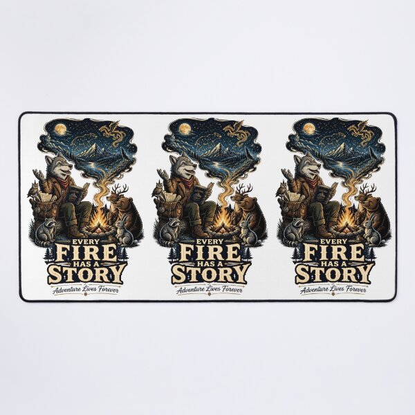 Item preview, Every Fire Has A Story Wolf designed and sold by Sovereign Supply Co..