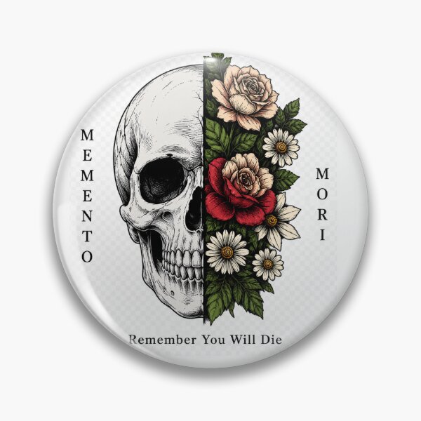 Item preview, Memento Mori Remember Life designed and sold by Nova Canvas Studio.