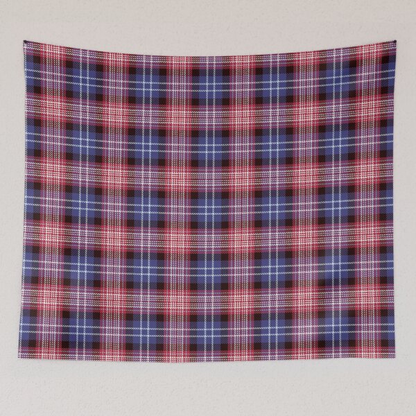 Item preview, Red, Blue and White Tartan Pattern designed and sold by TeeGeeTees.