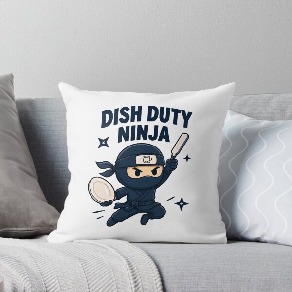 Item preview, Dish Duty Ninja Household Chores Kitchen Washer designed and sold by markymaarty.