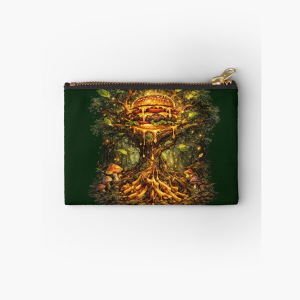 Item preview, Enchanted Tree Burger: Magical Forest Glowing Burger Ancient Mystical Nature designed and sold by irfanshikh.